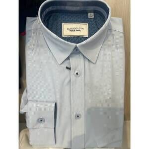 NEW CLOUD CLOTH boys' 4 way stretch geo print shirt in multi